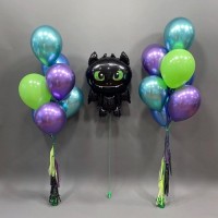 Фольгированные шары «Беззубик» на день рождения